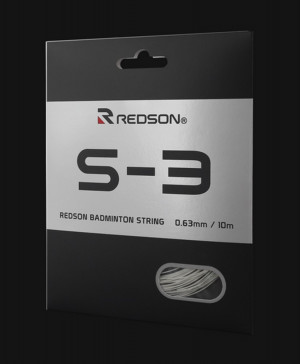 REDSON - Naciąg do badmintona S-3 white (0,63 mm) - 1 set (10 m)